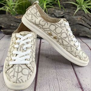 Calvin Klein® Michaela Signature Logo Sneakers